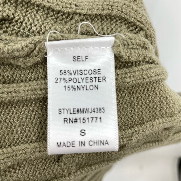 Altar'd State Cropped Tank Top S Tan Cable Knit Sweater Boho Preppy Y2K - Picture 5 of 5